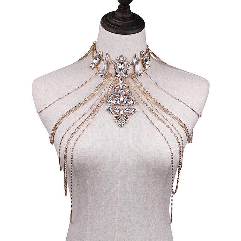 Crystal Chandelier Shoulder Chains - 3 Colors LOW STOCK! - The Songbird Collection 