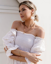 Cyclamen Petal Drop Earrings - 13 COLORS!-Earrings-The Songbird Collection