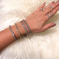 Esra Open Bangle - LOW STOCK! - The Songbird Collection 