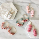 Anielle flower hoops Earrings - 4 Colors SELLING OUT!! - The Songbird Collection 
