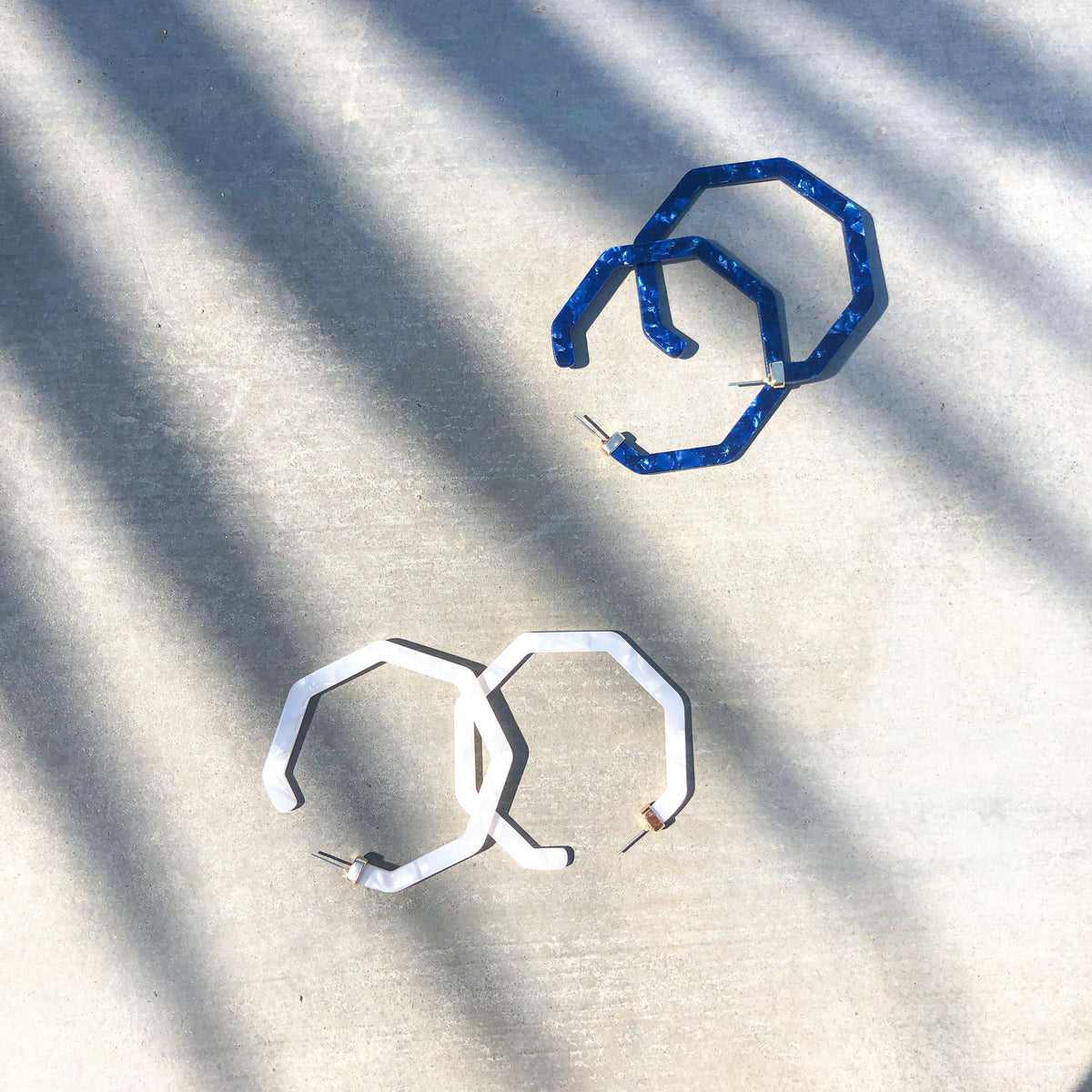 Hampton Geo Hoop Earrings - LOW STOCK! - The Songbird Collection 