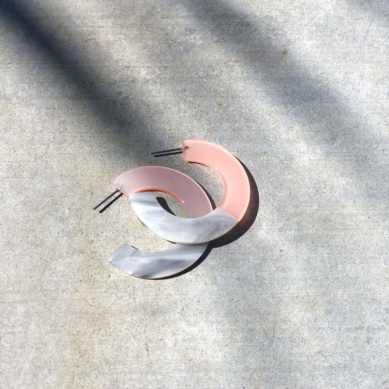 Newport Beach Acetate Earrings - The Songbird Collection 