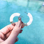 Newport Beach Acetate Earrings - The Songbird Collection 