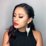 RiRi Rhinestone Hoop + Tassel Earrings - 3 Colors LOW STOCK! - The Songbird Collection 