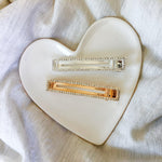 Rectangle Rhinestone Hair Clip - LAST CHANCE! Hurry, Low Stock! - The Songbird Collection 
