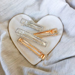 Rectangle Rhinestone Hair Clip - LAST CHANCE! Hurry, Low Stock! - The Songbird Collection 