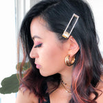 Rectangle Rhinestone Hair Clip - LAST CHANCE! Hurry, Low Stock! - The Songbird Collection 