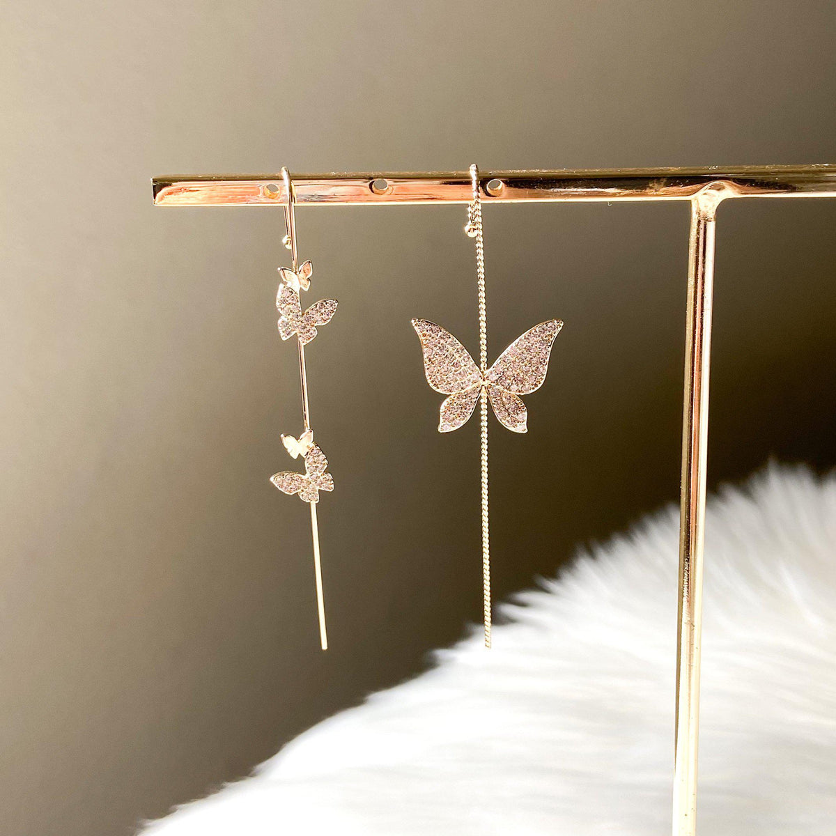 Mariposa Butterfly Ear Hook / Ear Cuff - 2 Styles-Earrings-The Songbird Collection