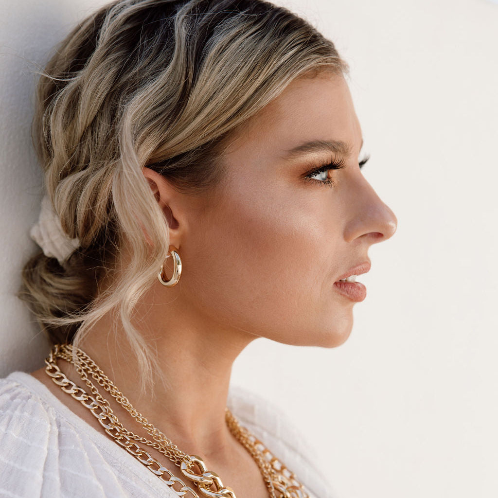 Mischa Hoop Earrings-Earrings-The Songbird Collection