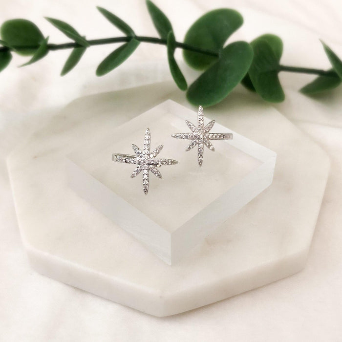 North Star Ear Cuffs - No Piercing - The Songbird Collection 