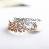 Bejeweled Leaf Ring - The Songbird Collection 