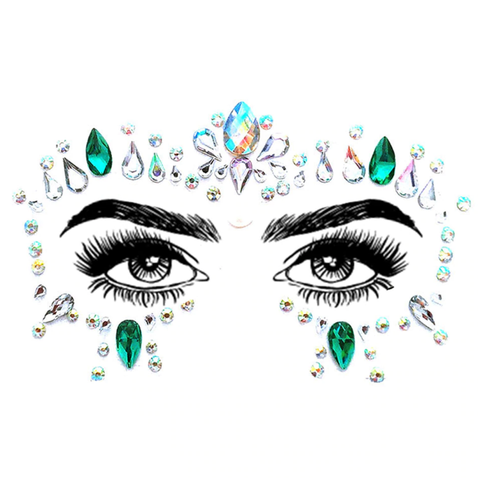 Mermaid Face Gems - 5 Designs! - The Songbird Collection 