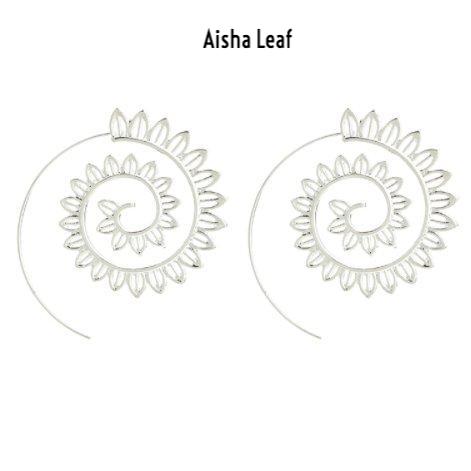 Aisha Leaf Silver - 3 LEFT