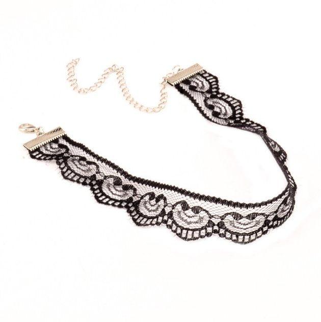 Belle Lace Choker - Black & White LOW STOCK!! - The Songbird Collection 