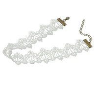 Snow White Lace Choker - LOW STOCK! - The Songbird Collection 