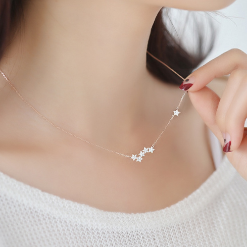 Shooting Stars Sterling Silver Necklace - 10 LEFT! - The Songbird Collection 