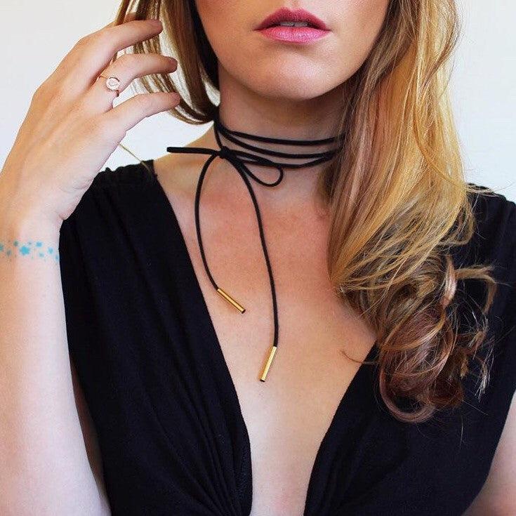 Soria Wrap Choker - Last Chance! - The Songbird Collection 
