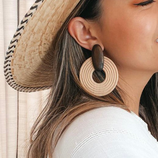 St. Tropez Statement Earrings - 2 Colors-Earrings-The Songbird Collectioni