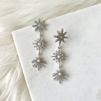 Starlight a Trois Earrings-Earrings-The Songbird Collection