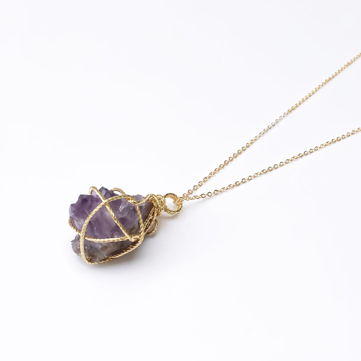 Raw Stone Crystal Necklace - 6 Colors LOW STOCK! - The Songbird Collection 