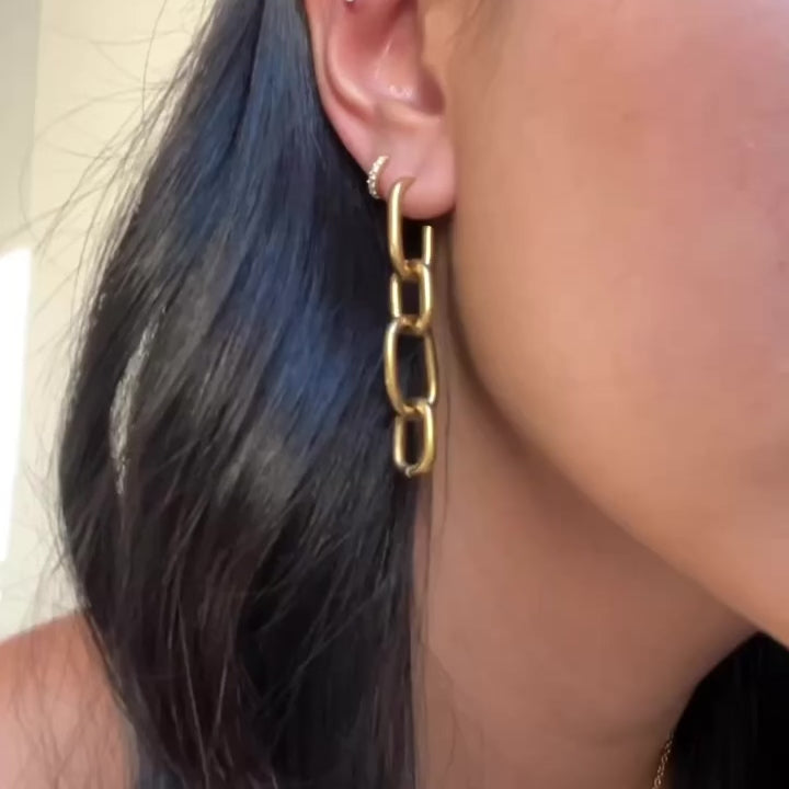 Charli Chain Link Earrings - LAST CHANCE!