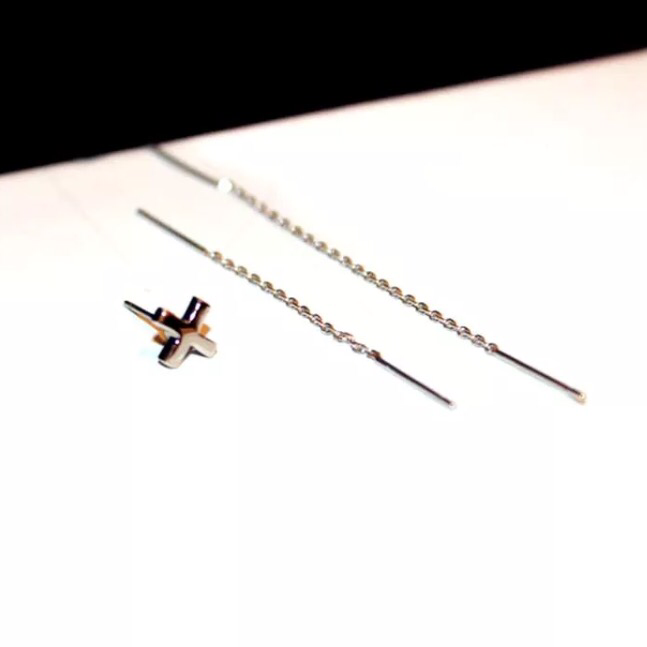 Chains and Cross 3 Piece Earring Set - LAST CHANCE! - The Songbird Collection 