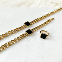 Nadia Chunky Chain Necklace-Necklaces-The Songbird Collection