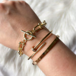 Bar-Belle Chain Link Bracelet-Bracelets-The Songbird Collection
