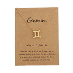 Star Sign Necklace - The Songbird Collection 