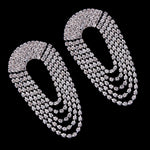 Roa Rhinestone Statement Earrings - LOW STOCK! - The Songbird Collection 