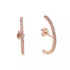 Layla Earlobe Hugger Earrings 925 Sterling Silver - The Songbird Collection 