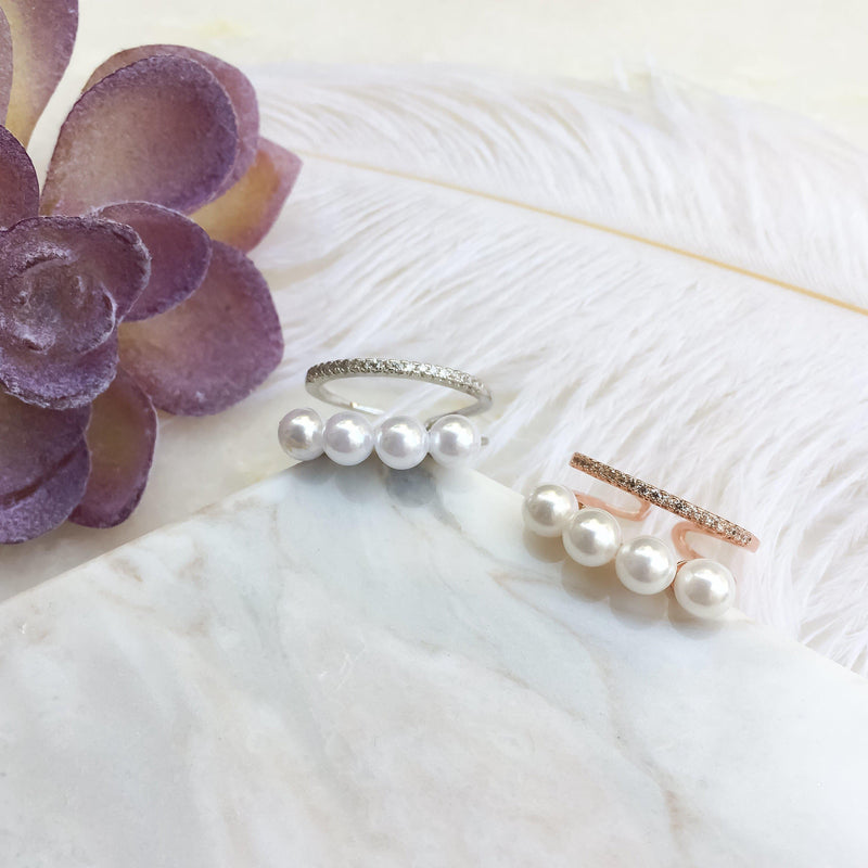 Perla Double Layered Ring - Hooray! RESTOCKED!! - The Songbird Collection 
