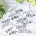 DAMN DRIPPIN GLAM Rhinestone Hair Pins - OVER 2️⃣0️⃣ words LAST CHANCE! - The Songbird Collection 
