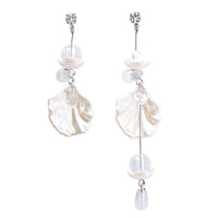 Sea Shore Breeze Asymmetric Earrings - The Songbird Collection 