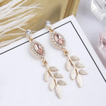 Amber Leaf Earrings - The Songbird Collection 