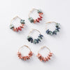 Anielle flower hoops Earrings - 4 Colors SELLING OUT!! - The Songbird Collection 
