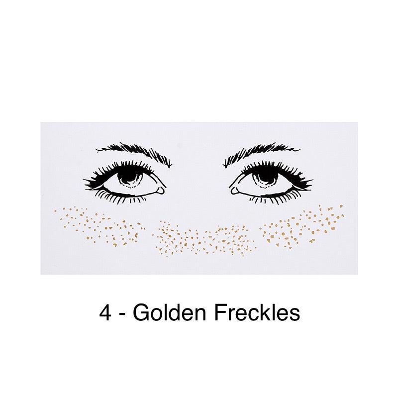 Metallic Face Temporary Tattoo Jewels - 11 Designs LOW STOCK!! - The Songbird Collection 