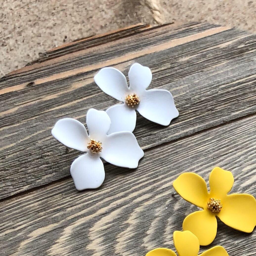 Mini Miami Flower Earrings - 12 Colors LOW STOCK! - The Songbird Collection 