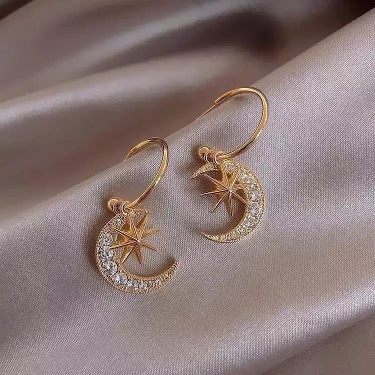 Moonlight Whisper Earrings - The Songbird Collection 