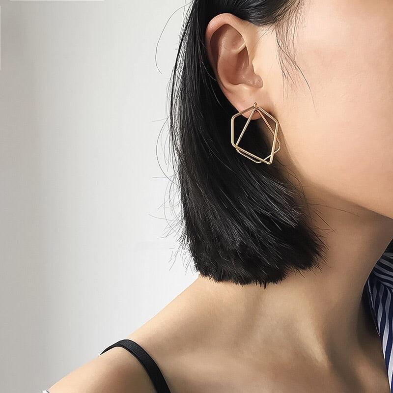 Zendia Geometric Earrings - LAST CHANCE!! - The Songbird Collection 