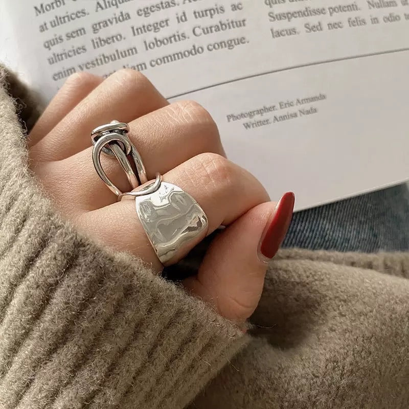 Kristin 925 Silver Ring-Rings-The Songbird Collection