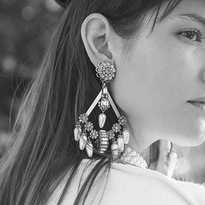 Prerna Boho Statement Earrings - LOW STOCK!! - The Songbird Collection 