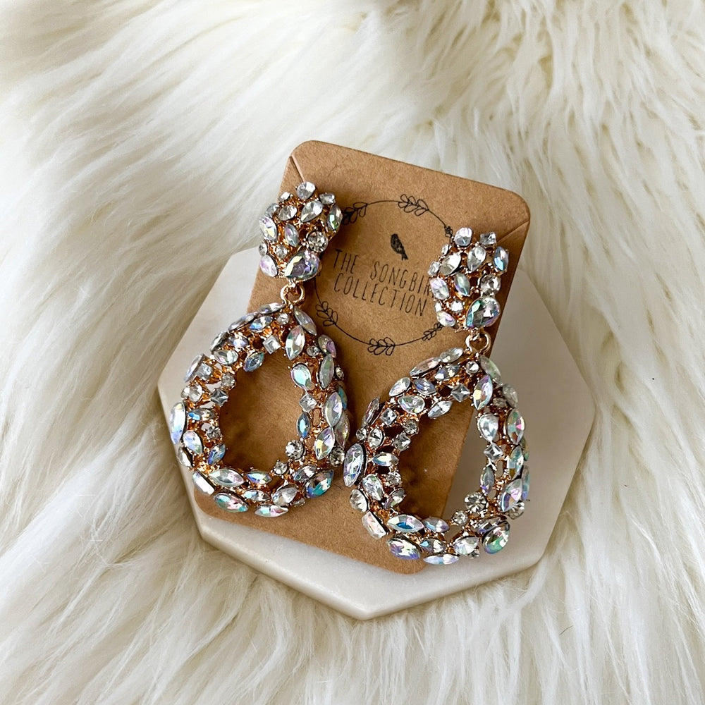 Tear Drop Gold Iridescent - 3 LEFT