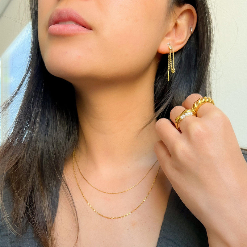 Kellis Layered Necklace-Necklaces-The Songbird Collection