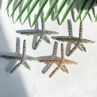 Sea Star Hair Clip - Gold RESTOCKED!! - The Songbird Collection 