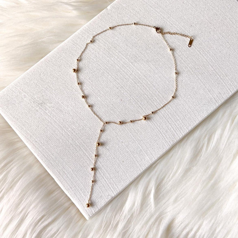 Coco Lariat Necklace-Necklaces-The Songbird Collection