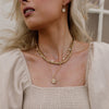 Kassia Block Chain Necklace-Necklaces-The Songbird Collection
