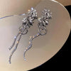 Amaryllis Rhinestone Earrings-Earrings-The Songbird Collection