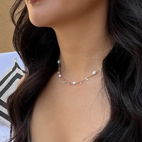 Amerie Freshwater Pearl Necklace-Necklaces-The Songbird Collection