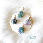 Raw Stone Crystal Necklace - 6 Colors LOW STOCK! - The Songbird Collection 